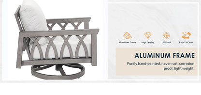 Balcony Furniture Patio Furniture Outdoor Set Table and Chairs Set Garden Seating Area Sofas Sets Chair Lounge Living Dining