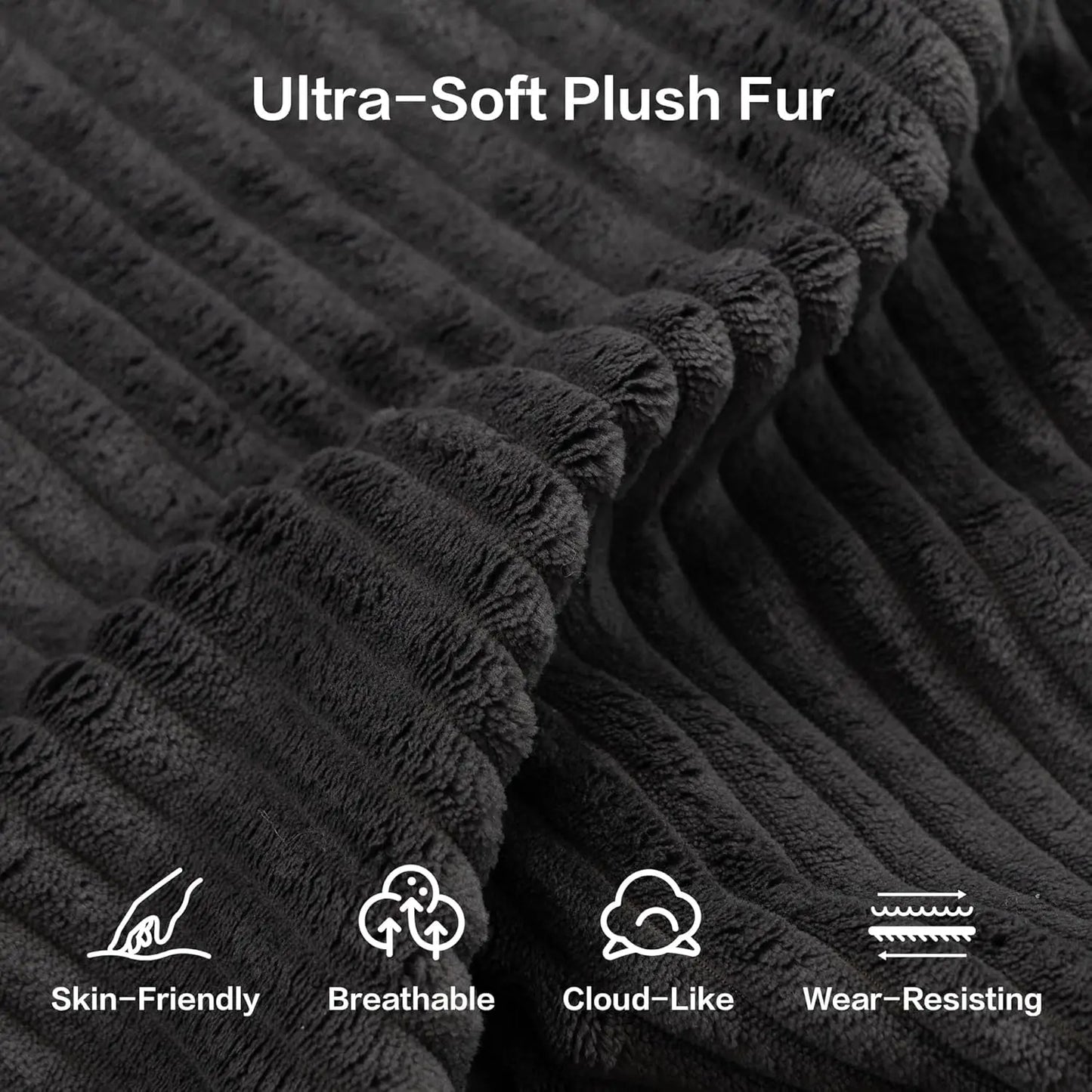 50" Oversized Boneless Chaise Lounge Chair Indoor, Plush Faux Fur Cloud Sofa Couch with Pillows, No Assembly Deep, Customized