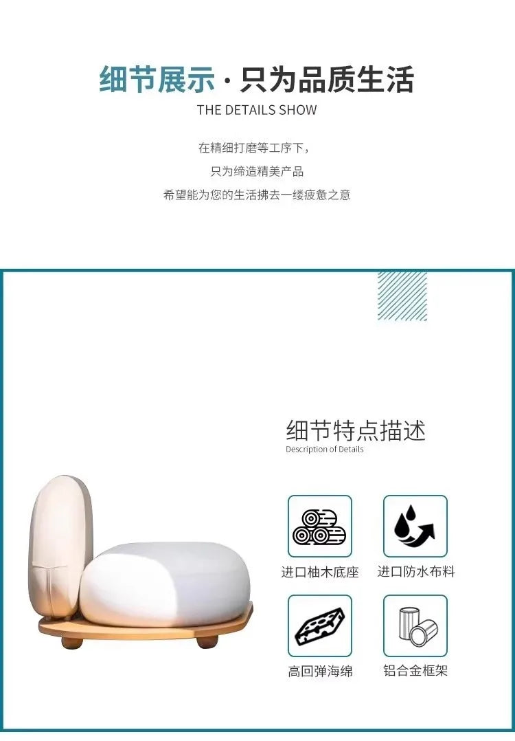 Sofa courtyard leisure, rattan furniture villa garden, creative sofa combination
