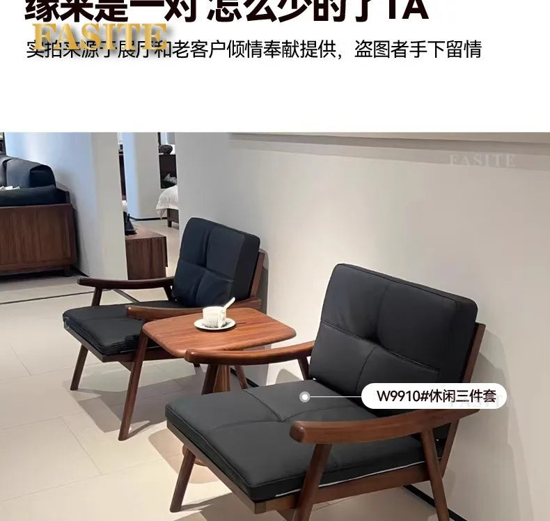 Solid wood sofa black walnut living room new new Chinese-style small apartment storage box body dual-purpose