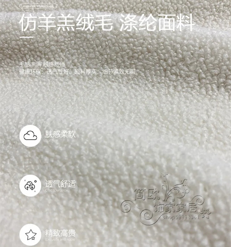 Q4  Light Luxury Velvet Curved Sofa Beauty Salon Clothing Store Moon-Shaped Sofa