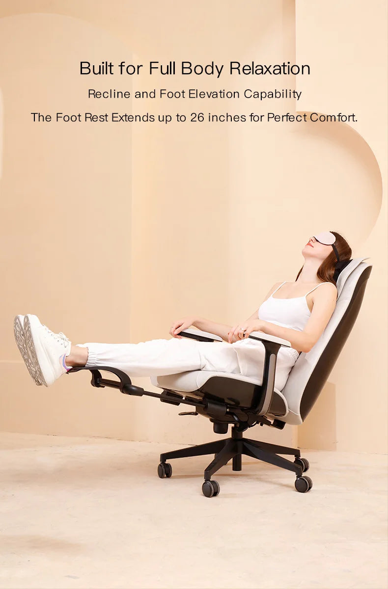 advanced computer chair swivel ergonomic chair cushion PU luxury with wheels office massage chair