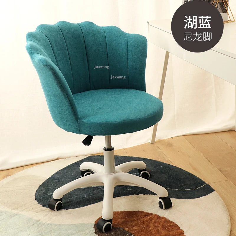 Nordic Leisure Backrest Computer Chair Luxury Bedroom Armchair Modern Office Chair Living Room Furniture Swivel Chair L K