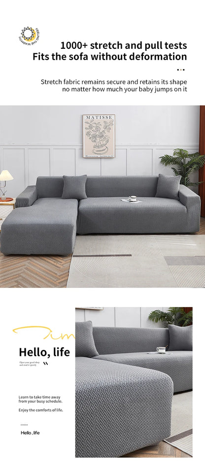1 PC Jacquard Sofa Cover dustproof Sofa Cover For Living Room Protector Removable Washable Slipcover