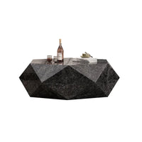 Modern Minimalist Luxury Diamond Stainless Steel Coffee Table Living Room Furniture Shaped  Center Table Tea Table Escritorios