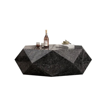 Modern Minimalist Luxury Diamond Stainless Steel Coffee Table Living Room Furniture Shaped  Center Table Tea Table Escritorios