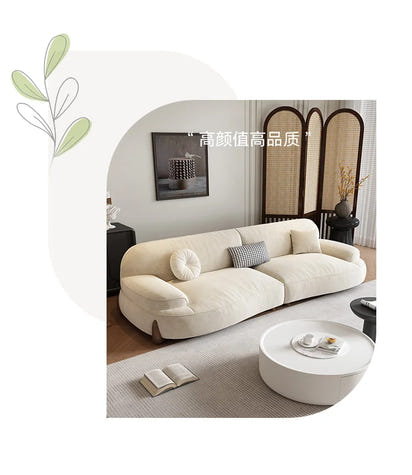 Floor Grande Living Room Sofas Wood Legs Relax Reception Recliner Sofa Minimalista Japanese Divani Soggiorno Furniture Modern