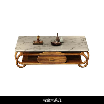 Ebony leather sofa new Chinese modern light luxury high-end small apartment straight row  FT