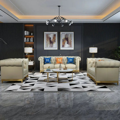 Modern style leather living room sofa lightweight luxury sofa, sub-packaged sofa lounge custom sofa set home furniture