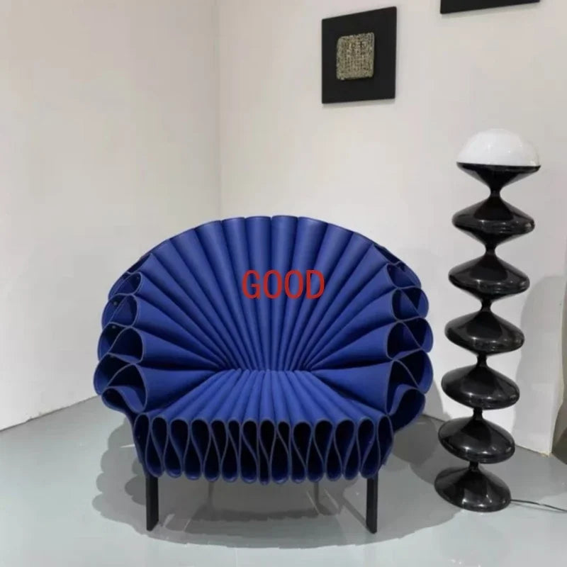 Nordic minimalist living room special-shaped single sofa chair