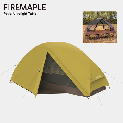 Fire-Maple Tropics Ultralight Backpacking Tent 1 Person 20D Waterproof Mountaineering Cycling Easy Setup Hiking with Camping Cot
