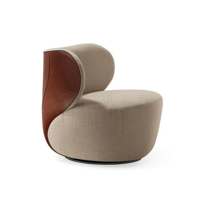 About solid wood special-shaped bedroom balcony leisure single chair fashion, soft decoration club, hair chair