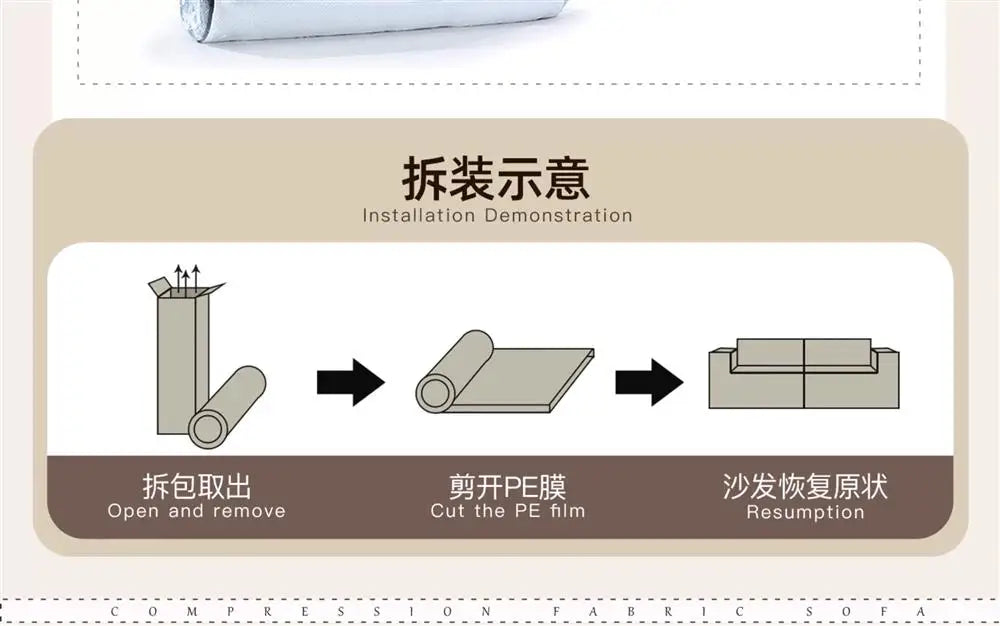 European Minimalist Vacuum Compressed Sofa Classic Memory Foam Vacuum Compressed Sofa Modern Couch Wohnzimmer Furniture Home