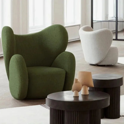 Nordic Lounge Armchair Rocking Chair Living Rooms Modern Individual Armchairs Design  Accordion Dinning Salon Sedie Da Furniture