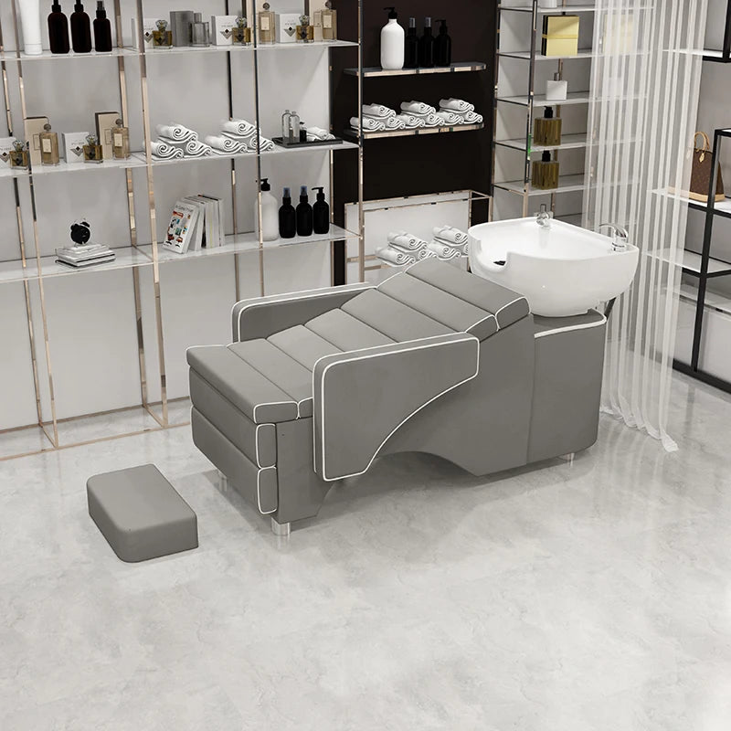 Luxury Premium Shampoo Chair Minimalist Simple Shampoo Chairs Moveis Para Salão De Beleza Baratos Cabeleireiro Salon Furniture