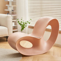 European Creative Rocking Chair Designer Lounge Chair Living Room Furniture Plastic Living Room Chairs Lazy Single Sofa Chair