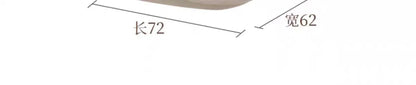 S White Rocking Chair Reclining and Sleeping Cream Single Plush Rocking Chair Lazy Sofa Balcony Leisure Chair  furniture