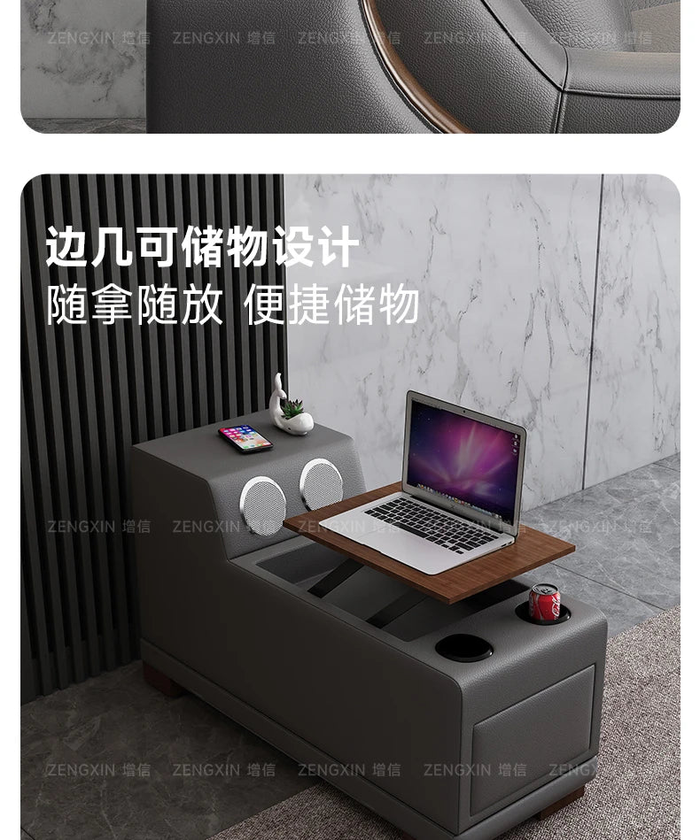 Genuine Leather Modern Sofas Luxury Recliner Comfortable Relax Armchairs Sofas Bedrooms Lazy Sillas Para Sala De Estar Furniture