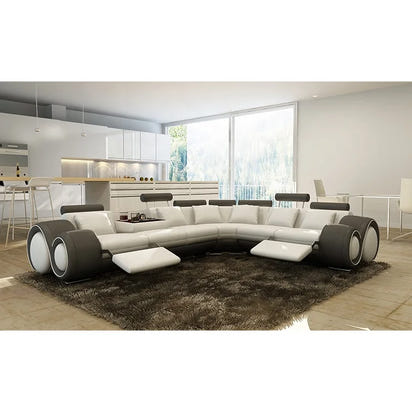New Living Room Luxury Modern Couch Genuine Real Recliner Leather Sofa Set Indoor Sectional Furniture Leather Sofa