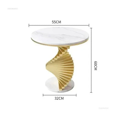 Nordic Leisure Bedroom Side Table Modern Marble Coffee Table for Living Room Furniture Nordic Designer Tables