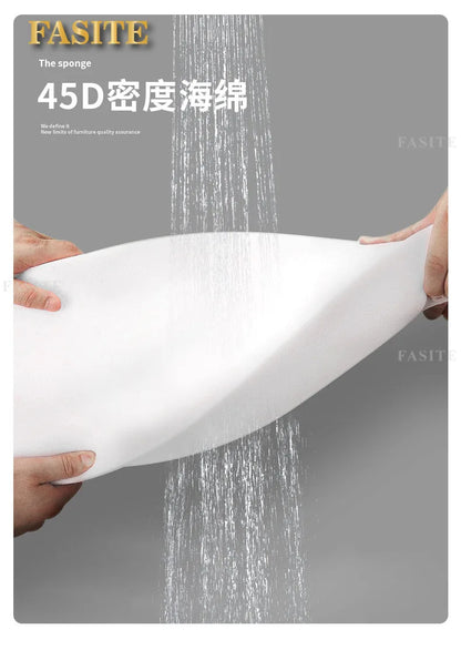 Outdoor teak rattan sofa, outdoor courtyard balcony furniture, garden waterproof and sun protection design