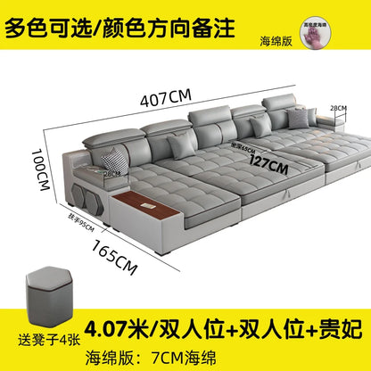 Multifunctional Nordic Recliner Sofas Bed Floor Foldable Modern Sofas Living Room Luxury Divani Da Soggiorno Home Furniture