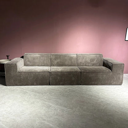 Modern Luxury Living Room Sofa Sectional Set Furniture l Shape 2 3 Seater Corduroy Compression Vacuum Packed Relaxing Designs