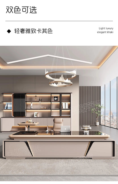 Lift luxury boss table Minimalist Modern Leadership Office Furniture Manager computer desks escritorios de computadora furniture