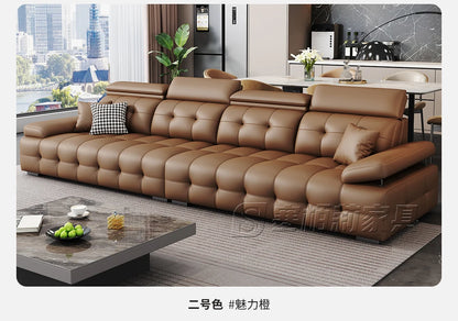 Modern Leather Living Room Sofas Couch Lazy Nordic Luxury Minimalist Living Room Sofas Lounge Designer Muebles Home Furniture