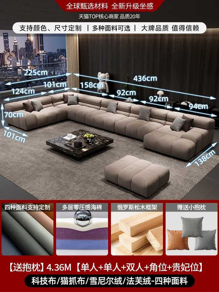 Curved Designer Living Room Sofas Mid Century Floor Recliner Corner Living Room Sofas Hallway Office Muebles Office Furniture