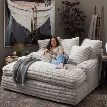 Cloud Plush Sofa Bed,Upholstered Boneless Cloud Sofa Deep Seat