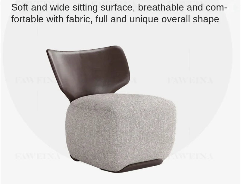 Modern Designer Leisure Living Room Chair Balcony Back Chair Living Room Furniture Nordic Luxury Small Apartment Lazy Sofa Chair