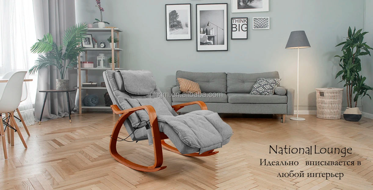Body Massager Folding Shiatsu Massage Chair with Adjustable Backrest and Back Heating Full