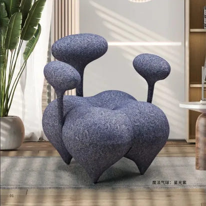Creative Design Chair Modern Luxury Single Sofa Chair Home Living Room Bedroom Balcony Home Decor Accessories Leisure Chair