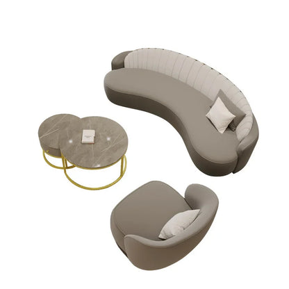 Beauty salon meeting guests arc light luxury hair salon modern and simple