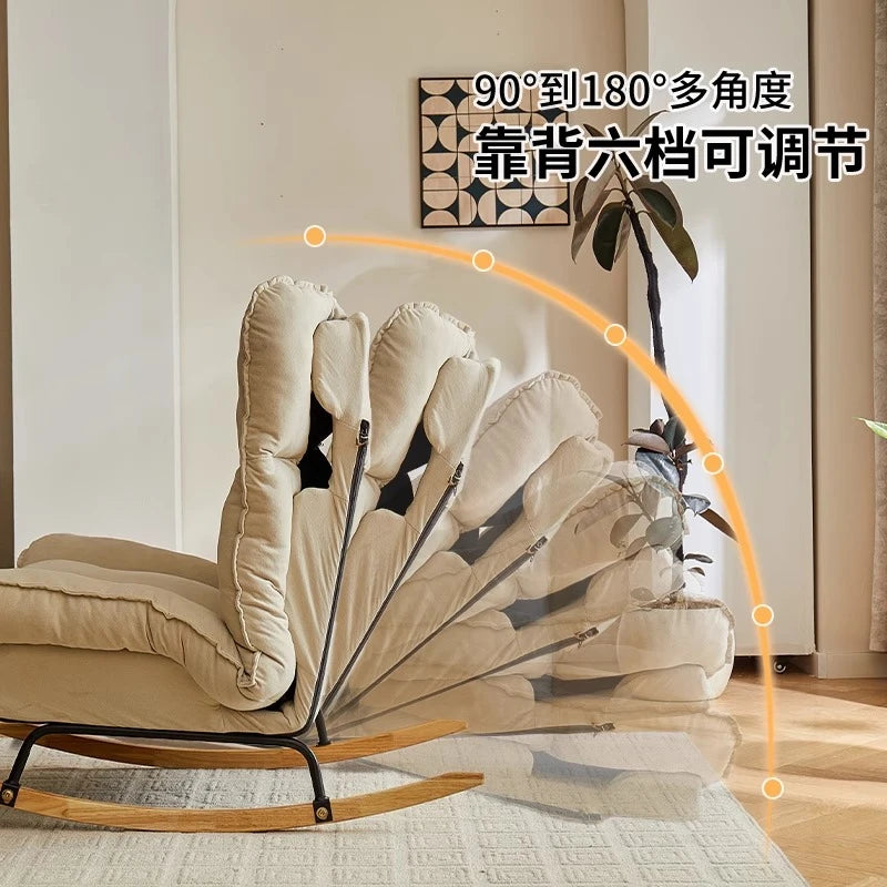 Designer Relax Chaise Lounge Luxury Vanity Makeup Rocking Chaise Lounge Gaming Sofa Living Room Furniture Woonkamer Stoelen Lsyy