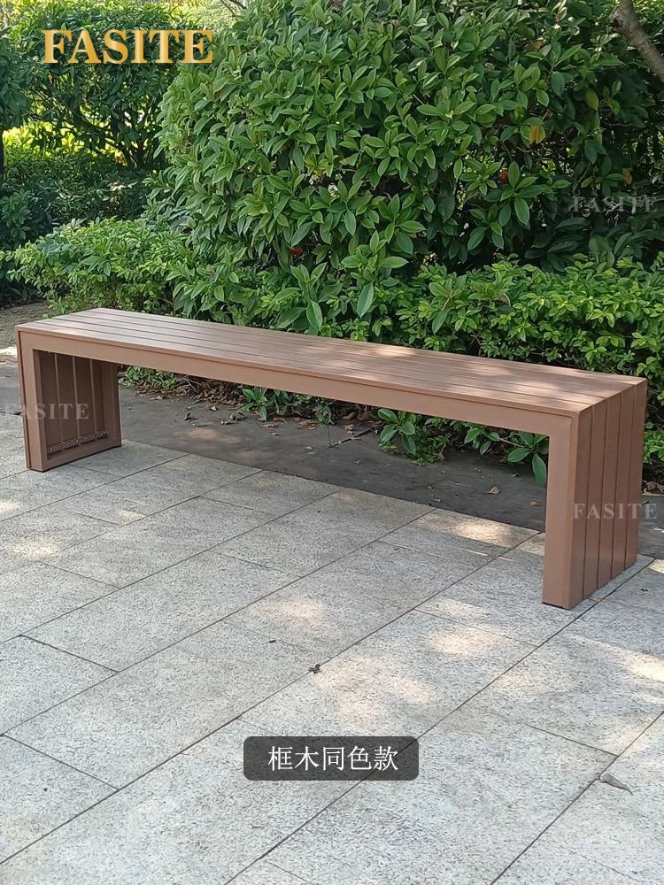 Table et chaise d'extérieur en bois et plastique, balcon de Style nordique pour cour de loisirs