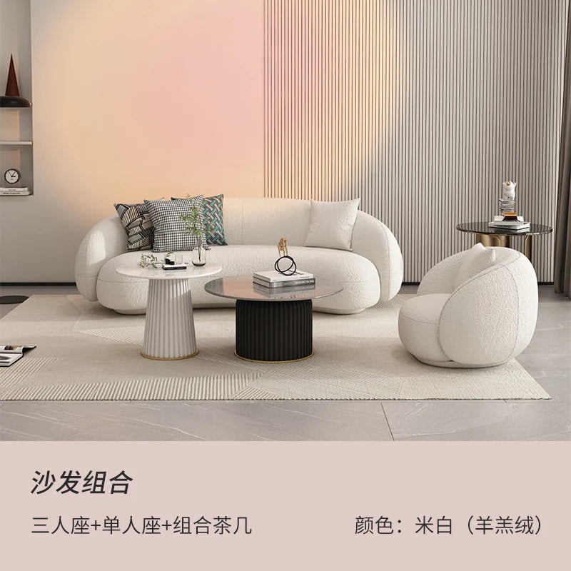 Narrow Designer Living Room Sofas Beige Italian Luxury Modern Living Room Sofas 2 Seater Nordic Woonkamerbanken Home Furniture