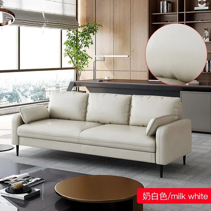 Armchair Lounge European Design Divano Living Room Furniture TY100YH Scratch Protector Sofa Relax 3 Seater Brown Classic Sofa