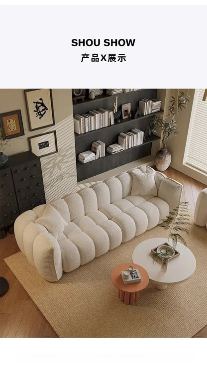 Medieval Cream Style Single Lazy Sofa Living Room Bedroom Pumpkin Leisure Sofa Chair Sofa Set Living Room Economic Vacuum Sofas