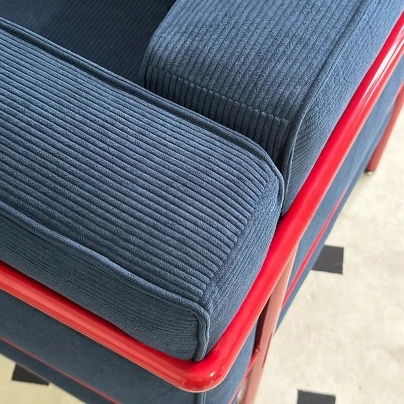 Sofa single chair, living room metal leisure chair