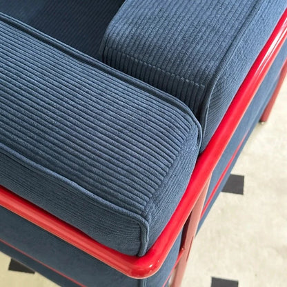 Sofa single chair, living room metal leisure chair