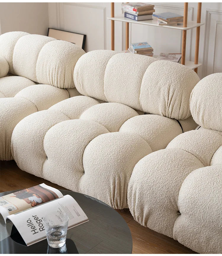 Modular Sofa Set Reclining Sectional Cube Chair Modern Minimalist Nordic Fabric Living Room Furniture for Home Decor Sofas