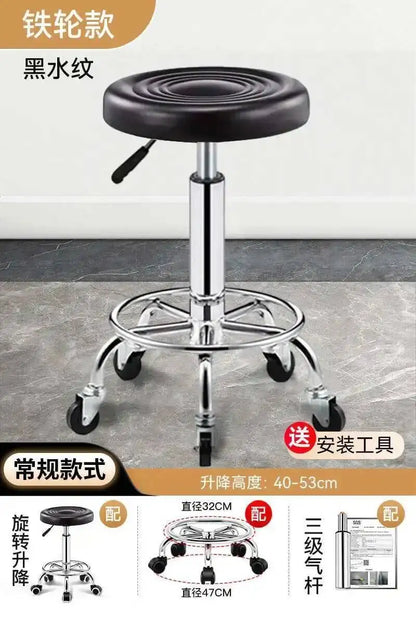 Vintage Bar Chairs Accent Modern Barber Adjustable Office Counter Bar Chairs Nordic High Taburete Silla Furniture YN50BC
