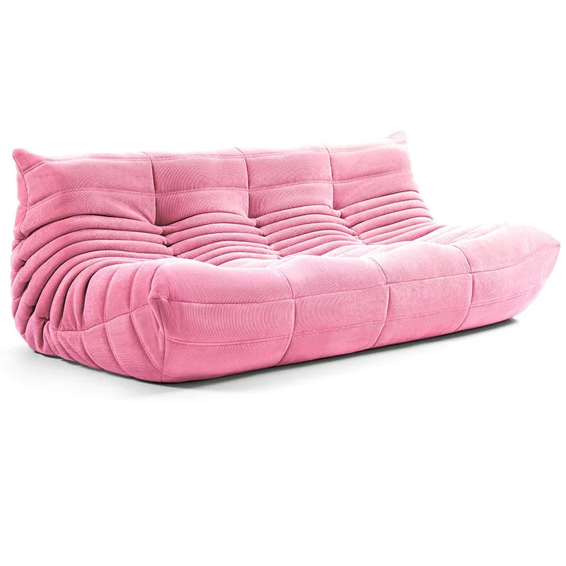 Cross-border supply caterpillar lazy sofa sitting recliner living room single double three Nordic leisure compression sofa