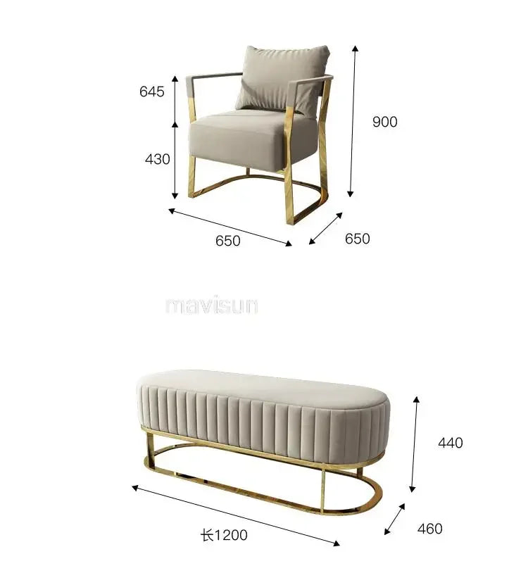 Nordic Reading Household Sectional Fabric 3 Seat Sofa Upholstered Armchair Custom Color Living Room Fauteuil Home Furniture