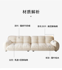 Classic Family Living Room Sofas Recliner Modern Minimalist Luxury Sofa Multifunctional Relaxing Woonkamer Banken Home Furniture