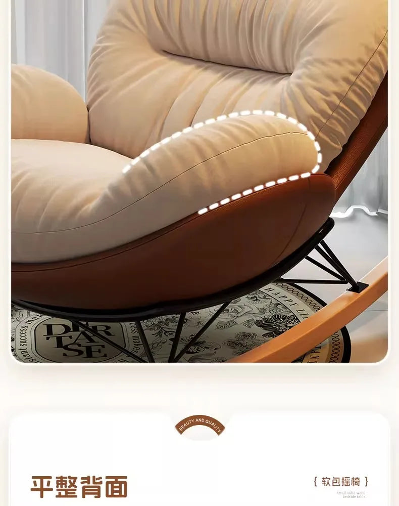 Unique Arm Chairs Rocking Lounge Salon Bedroom Lazy Relax Modern Reading Living Room Chairs Lounge Fauteuil Trendy Furniture