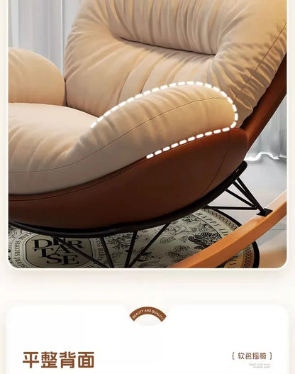 Unique Arm Chairs Rocking Lounge Salon Bedroom Lazy Relax Modern Reading Living Room Chairs Lounge Fauteuil Trendy Furniture