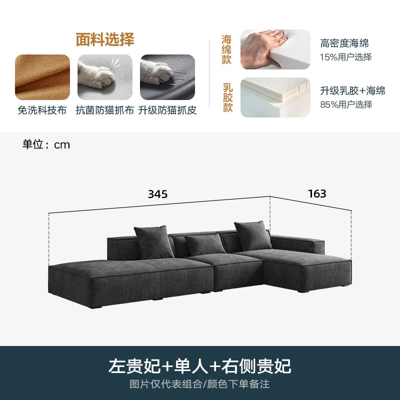 Minimalist Longue Elegant Sofas Girls Puff Sectional Design Sofa Modern Corner Trendy Lounge Bedroom Divano Salon Furniture